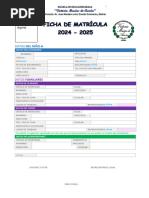 Formato de Ficha Matricula 2024