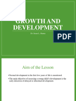 Growth and Development