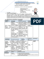 SESIÓN DE APRENDIZAJE 5 Argumentativo