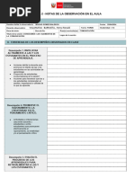 Ficha 2 MAPP Notas de La Observación en Aula