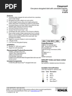 F-3 Floor Mount Toilet (Kohler K-3619)