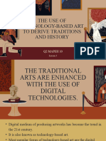 The Use of Technology-Based Art To Derive Traditions and History Lesson 2 & 3