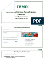 Análises Ambientais, Toxicológicas e Forenses - Toxicologia de Medicamentos