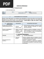 Sesion de Aprendizaje 1 QUINTO