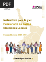 28 - Tamaulipas - Instructivo para La y El Funcionario de Casilla Elecciones Locales