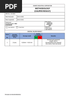 Caliper Result Report