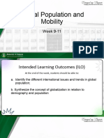 Week 10 Global Population and Mobility Global Demography 1