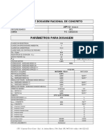 ESTUDO DE TRAÇO DE CONCRETO - 25,0 MPa