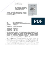 2018 Enhanced Real-Time High Temperature Piezoelectric Responses and Ferroelectric Scaling Behaviours of MgO Doped BF BT Ceramics International