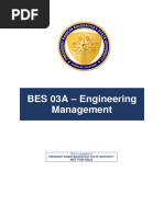 Bes 03A - Engineering Management: Not For Sale