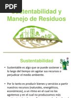 Sustentabilidad y Manejo de Residuos