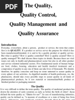 Quality, QC, QM, Quality Assurance - 11