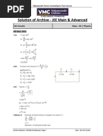 JEE Main 2021 - 22 - DC Circuits - Solutions