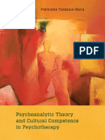 Psychoanalytic Theory and Cultural Competence in Psychotherapy