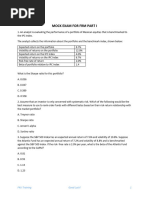 FRM Part I Mock Exam F4U Center 28.4.2019 PDF