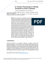 Potential and Trends Processing of Shrimp Industry By-Products in Food A Review