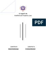 A Report On Intellectual Property Law BY Roll No. 46 (Manju Pradhananga)