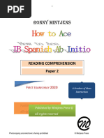 How To Ace Reading Spanish Ab Initio - Sample