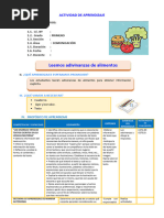 D1 A1 SESION COM. Leemos Adivinanzas de Alimentos