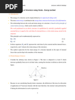 Chapter 4 - Analysis of Structures Using Strain - Energy Method