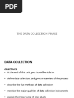 The Data Collection Phase