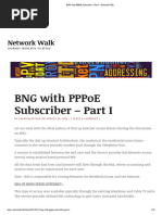 BNG With PPPoE Subscriber - Part I - Network Walk