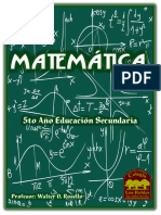 5to Año ES - Matemática - Los Robles - Prof. Walter Rosello - Año 2023