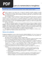 Tema 3. Bases para La Nomenclatura Inorgánica