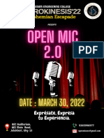 Open Mic Brochure