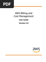 Aws Billing and Cost Management User Guide