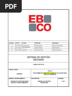 Pr-Po-39 Aplicación de Sellador para Pisos de Hormigón