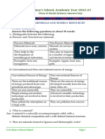 Minerals and Energy Resources