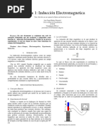 Reporte Practica 1 Inducción Electromagnetica