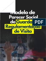 Modelo de Parecer Social de Guarda e Regulamentacao de Visitas