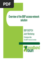 Overview of The BBF Access-Network Solution