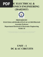 JNTUA Basic Electrical & Electronics Engineering - PPT Notes - R20