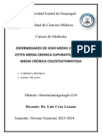 Enfermedades de Oido Medio Cronicas