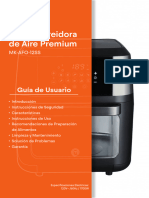 Manual Freidora de Aire Master Cheff