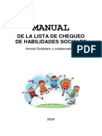 Irving Pérez Méndez - Manual de La Lista de Chequeo de Habilidades Sociales de Arnold Goldstein