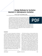 Engineering Design Methods For Cavitatio