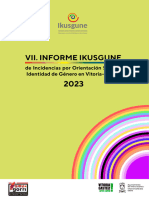 VII. Informe Sobre Incidencias LGTBI+fóbicas en Ocurridas en Vitoria-Gasteiz Durante 2023