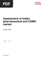 CRISIL - Indian Pharmaceutical and CDMO Market