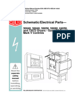 Milnor Dryer 6458TG1R Electrical Diagram