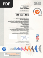 Soprema Iso 14001 en