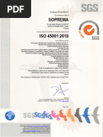 Soprema Iso 45001 en