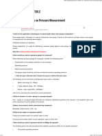 Interview Questions On Pressure Measurement