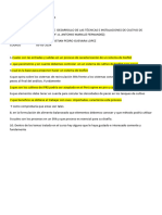 Evaluación Final de Desarrollo de Las Técnicas e Instalaciones de Cultivo de Especies Hidrobiológicas