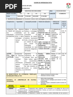 Sesión de Aprendizaje N 03.1