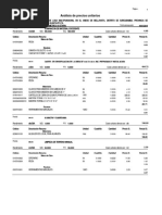 Analisis de Costos - II Etapa