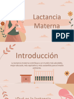 Lactancia Materna Nutrición